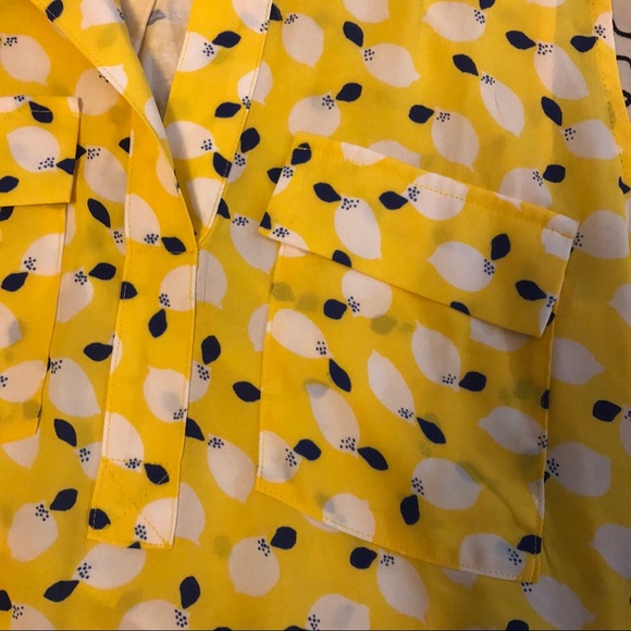 [ LOFT ] Lemon Collared Shell - Picture 4 of 4